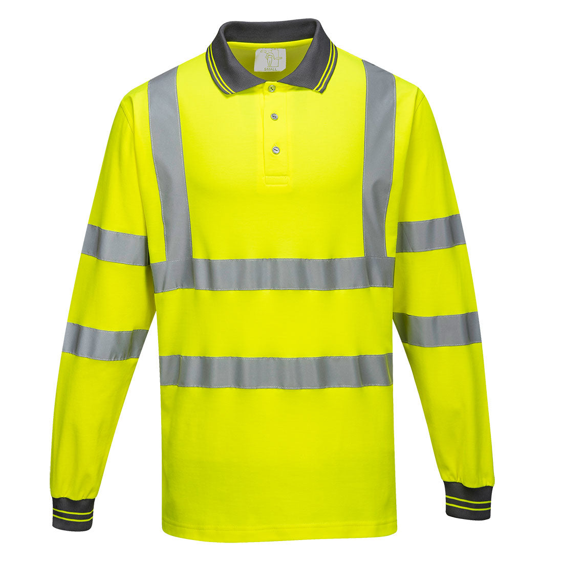 S271YER – Langarm-Poloshirt Cotton Comfort Hi-Vis