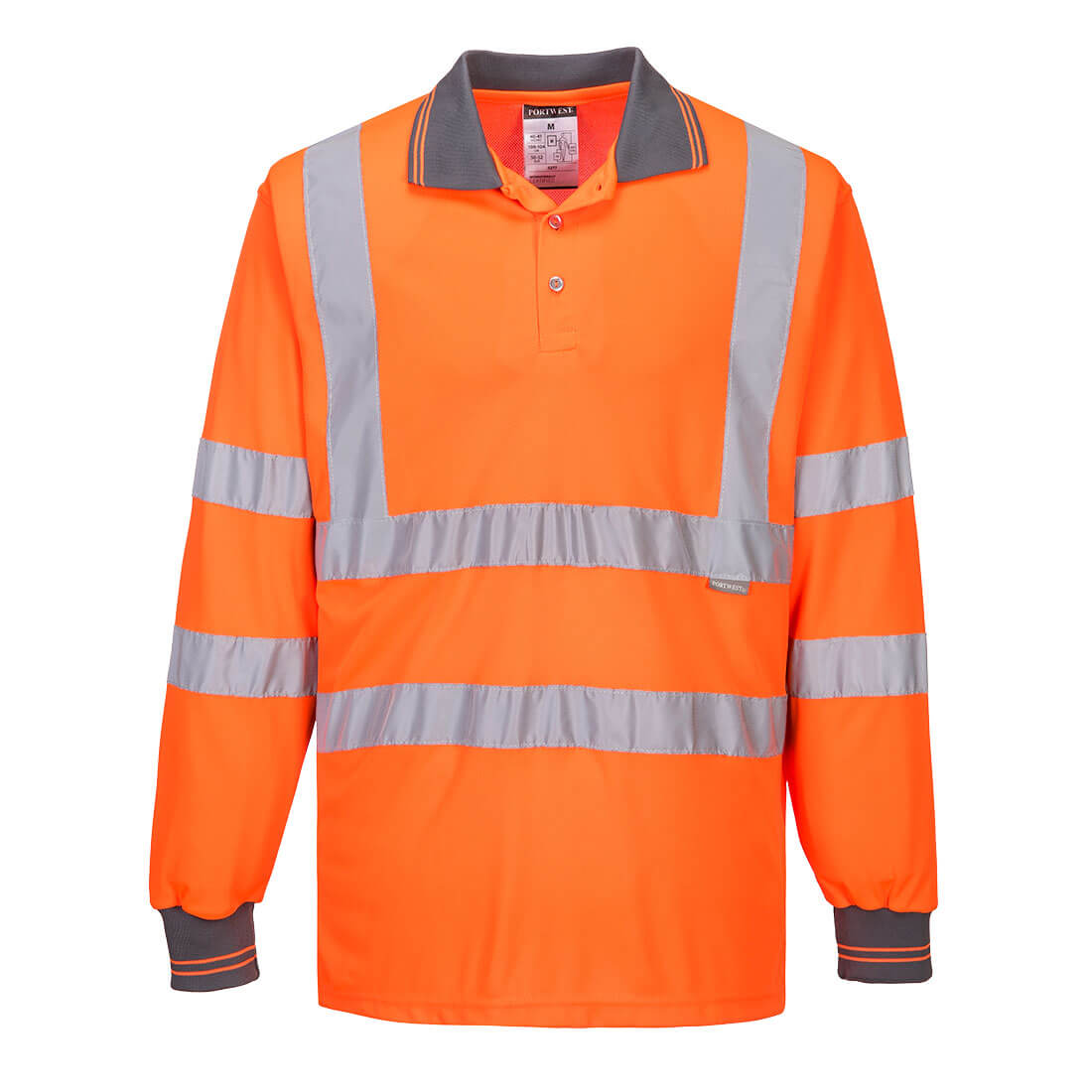 S277ORR – Hi-Vis-Langarm-Poloshirt