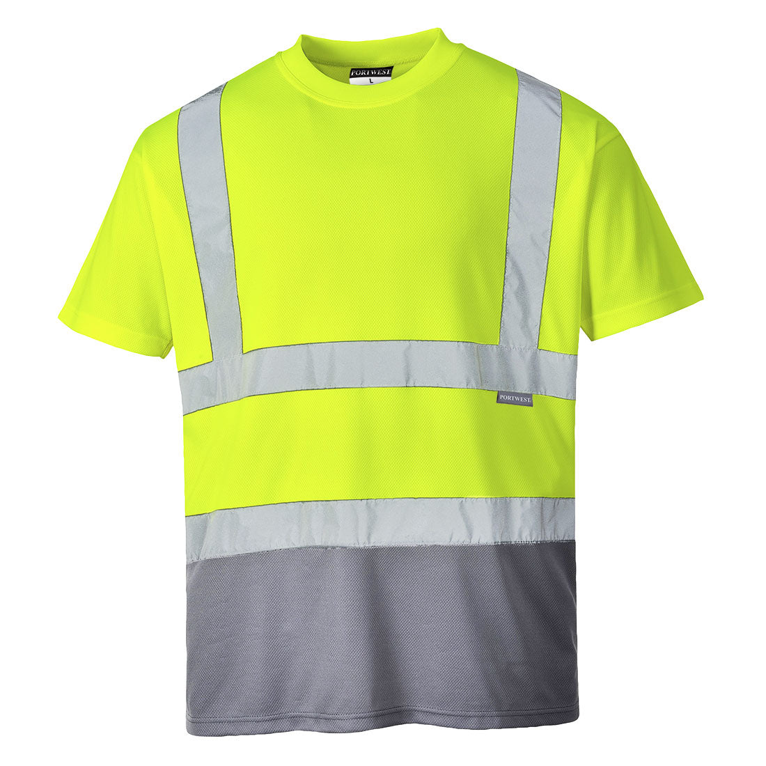 S378YGY - T-shirt bicolore - Haute visibilité
