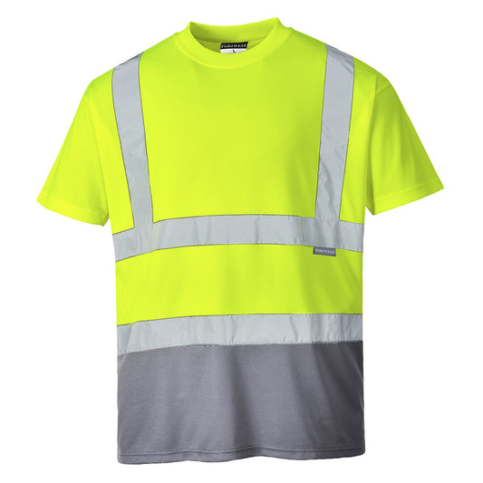 S378YGY - Two-tone T-shirt - Hi-Vis
