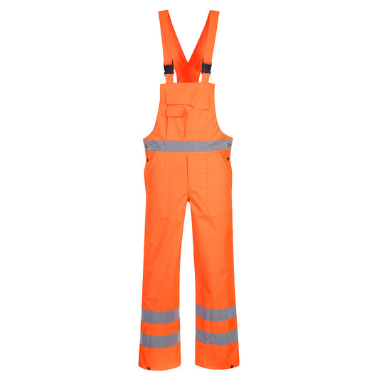S388ORR - Hi-Vis dungarees - lined
