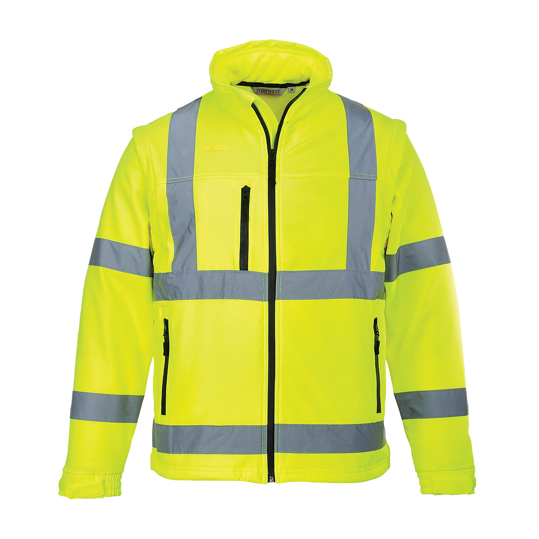 S428YER - Softshell 2x1 haute visibilité (3L)