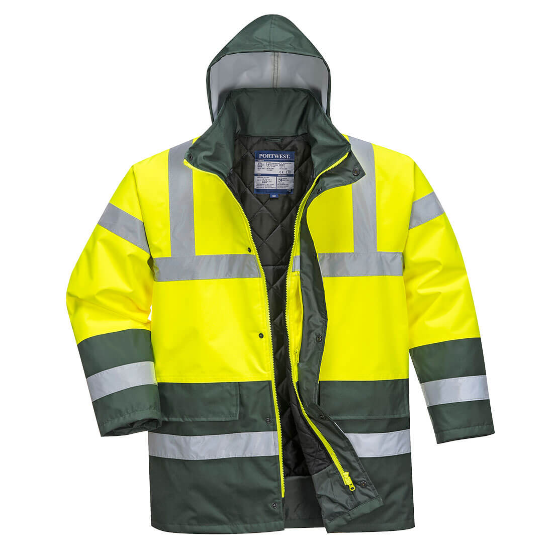 S466YGR - Two-tone Hi-Vis Traffic Jacket