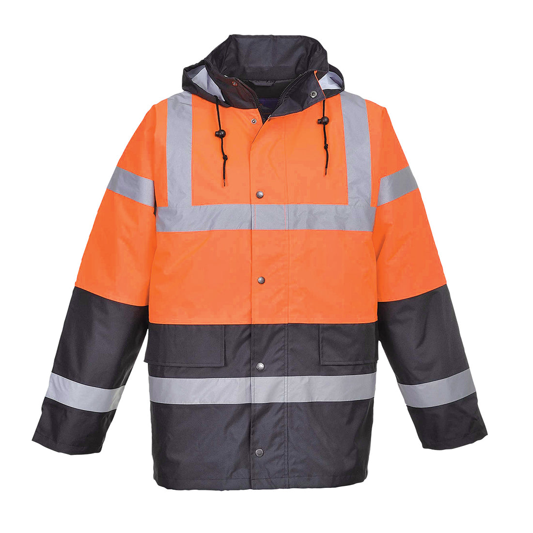 S467ORR - Two-tone Traffic Jacket Hi-Vis