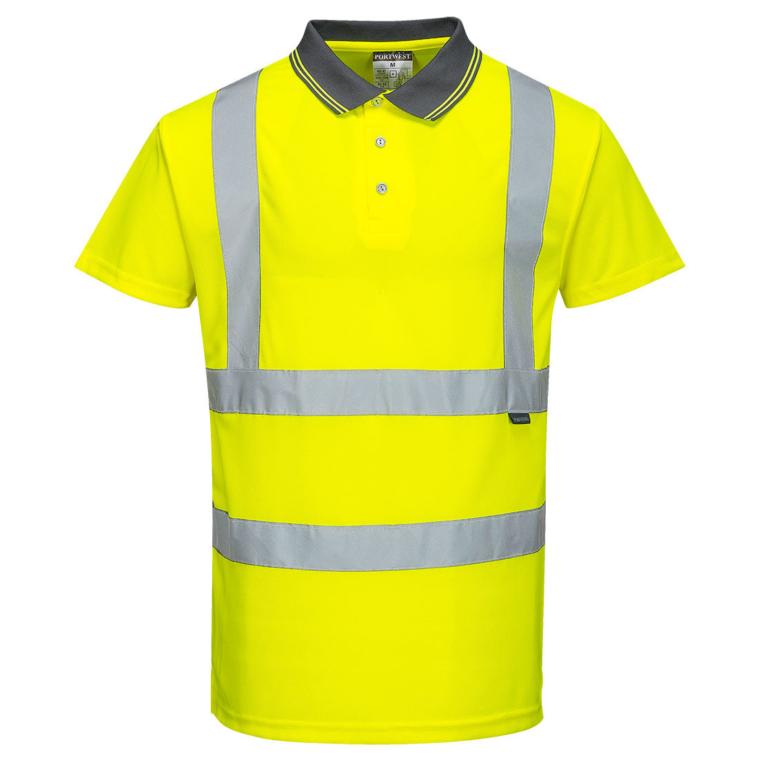 S477YER - Polo manga corta alta visibilidad