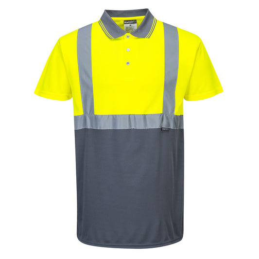 S479YGY - Polo Haute Visibilité Bicolore