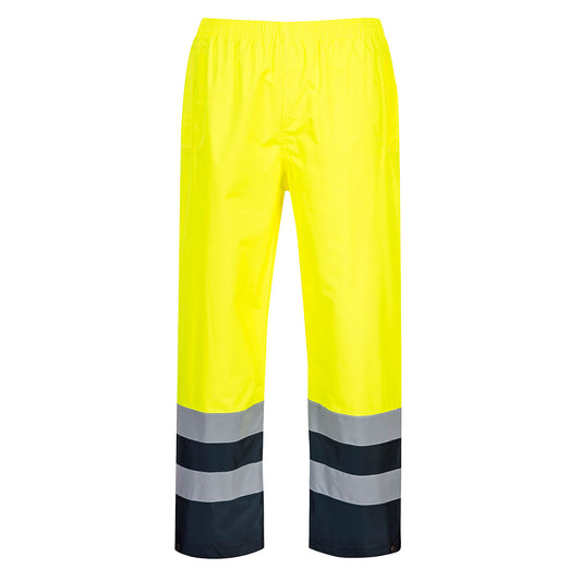 S486YER - Pantalon de circulation bicolore haute visibilité