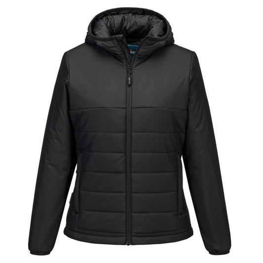 S613BKR - Women's Hooded Baffle Jacket