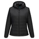 S613BKR - Women's Hooded Baffle Jacket