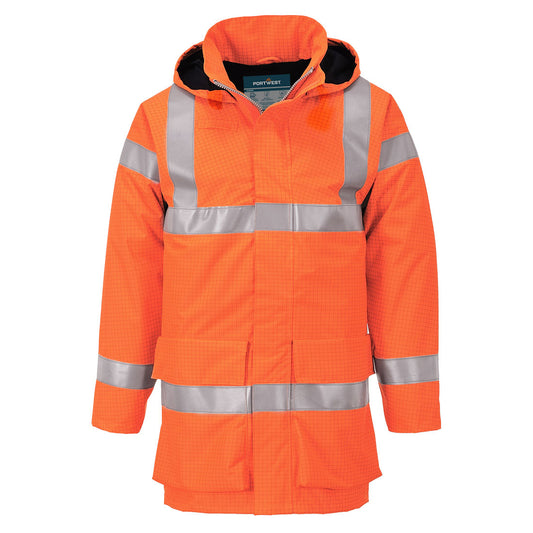 S774ORR - Hi-Vis multi-standard Bizflame Rain jacket