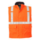 S776ORR - Gilet matelassé antistatique FR Bizflame Rain Hi-Vis