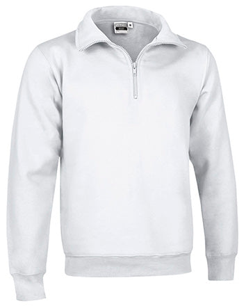 Felpa con mezza zip Wood