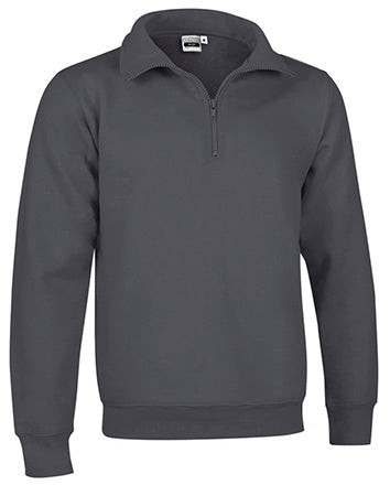 Felpa con mezza zip Wood
