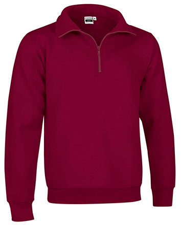 Felpa con mezza zip Wood