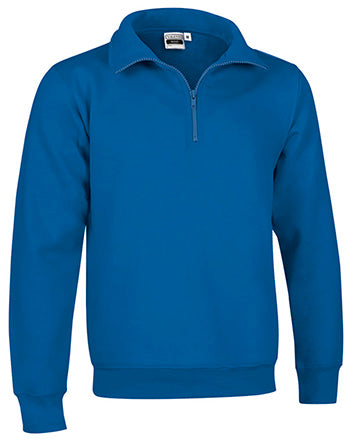 Felpa con mezza zip Wood